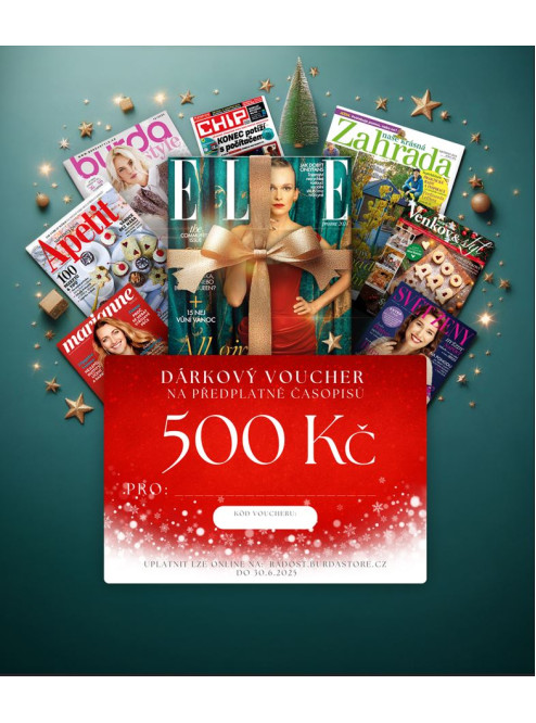 Dárkový voucher na předplatné v hodnotě 500 Kč