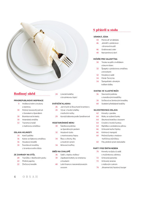 Sváteční menu: Od polévky po dezert