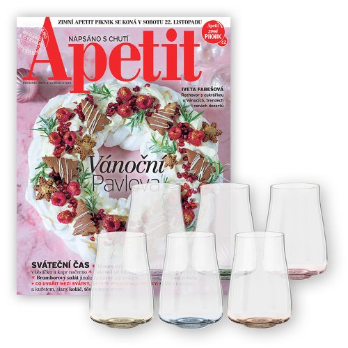 Předplatné + sada sklenic na nealko