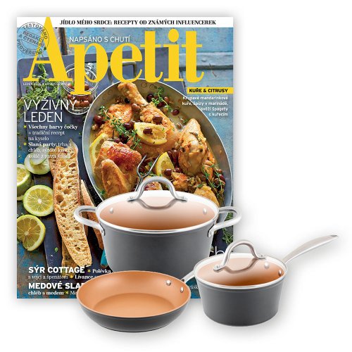 Dvouleté předplatné + sada nádobí