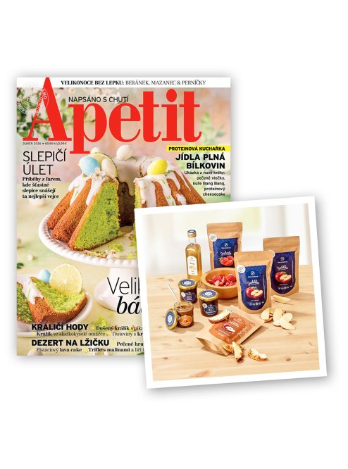 ROČNÍ PŘEDPLATNÉ APETIT + DOBROLÁDOVNA DELIKATESY (8 ks) +  DIGI VERZE ZDARMA