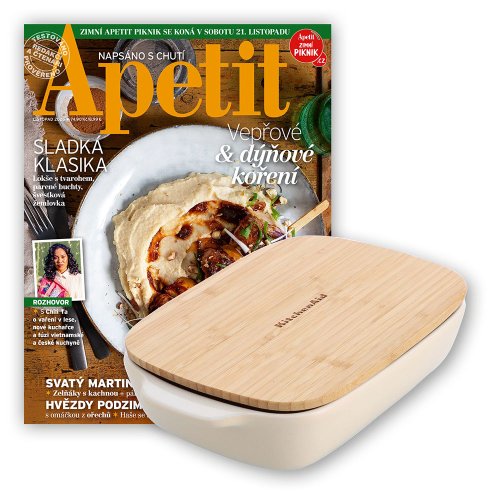 ROČNÍ PŘEDPLATNÉ APETIT + PEKÁČ KITCHEN AID