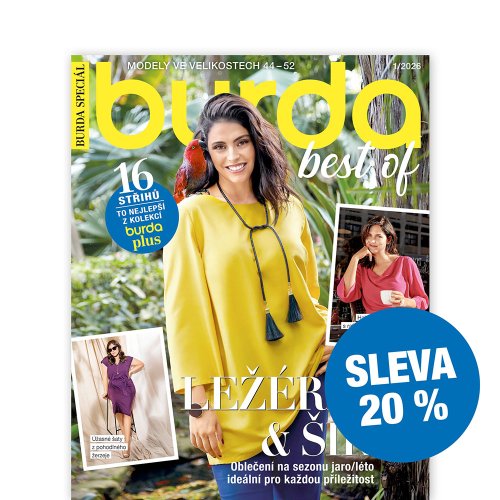 ROČNÍ PŘEDPLATNÉ - BURDA BEST OF PLUS (2 VYDÁNÍ) SE SLEVOU 20 %