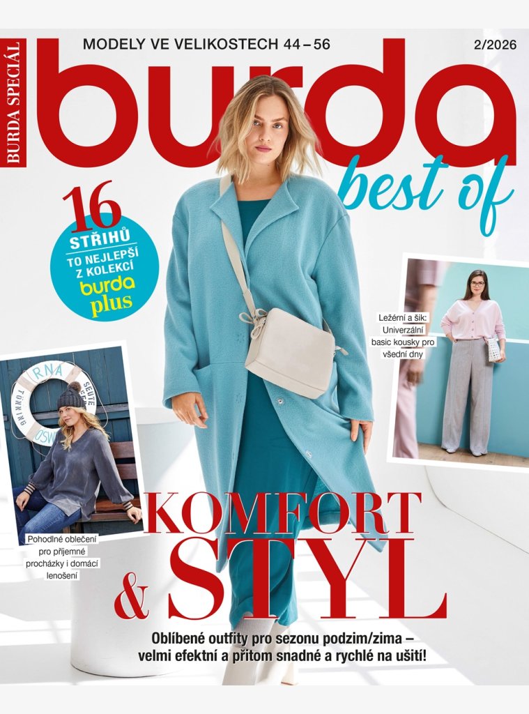 AKTUÁLNÍ VYDÁNÍ BURDA BEST OF PLUS 02/2026