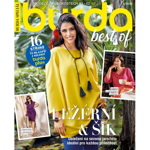 ROČNÍ PŘEDPLATNÉ - BURDA BEST OF PLUS (2 VYDÁNÍ) SE SLEVOU 10 %