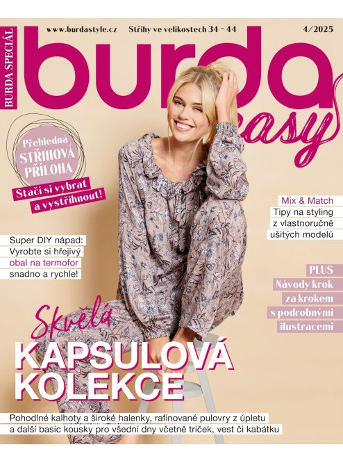 AKTUÁLNÍ VYDÁNÍ BURDA EASY 4/2025