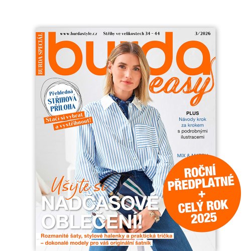 Předplatné + 4 vydání Burda Easy rok 2025