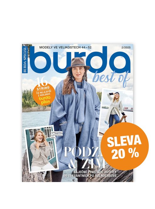 ROČNÍ PŘEDPLATNÉ - BURDA BEST OF PLUS (2 VYDÁNÍ) SE SLEVOU