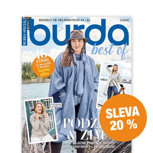 ROČNÍ PŘEDPLATNÉ - BURDA BEST OF PLUS (2 VYDÁNÍ) SE SLEVOU