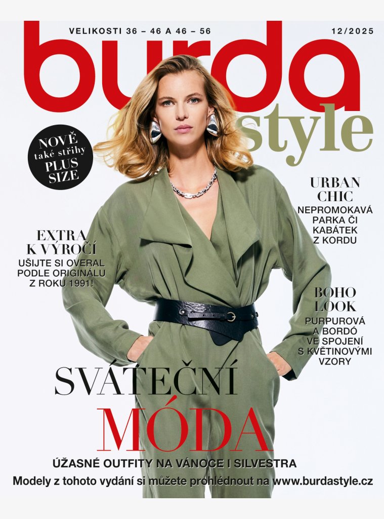 AKTUÁLNÍ VYDÁNÍ BURDA STYLE 12/2025