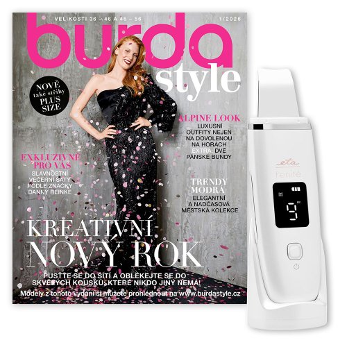 ROČNÍ PŘEDPLATNÉ BURDA STYLE + ULTRAZVUKOVÁ ŠPACHTLE ETA FENITÉ
