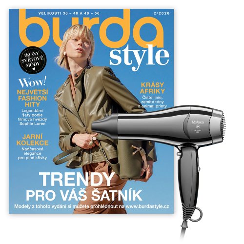 ROČNÍ PŘEDPLATNÉ BURDA STYLE + FÉN ETA VALERA EXCEL