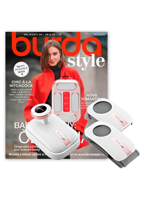 ROČNÍ PŘEDPLATNÉ BURDA STYLE + MASÁŽNÍ PŘÍSTROJ PROTI CELULITIDĚ ETA