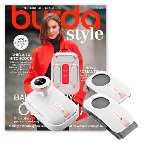 ROČNÍ PŘEDPLATNÉ BURDA STYLE + MASÁŽNÍ PŘÍSTROJ PROTI CELULITIDĚ ETA