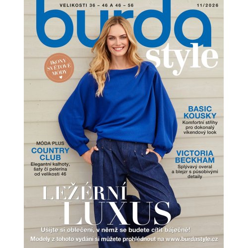 ROČNÍ PŘEDPLATNÉ BURDA STYLE + ŽEHLIČKA NA VLASY ETA FENITÉ