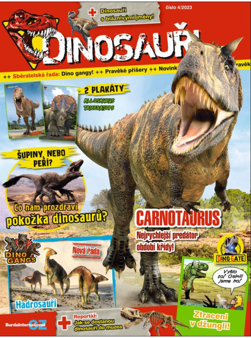 Dinosauři 4/2023 - každé vydání s hračkou