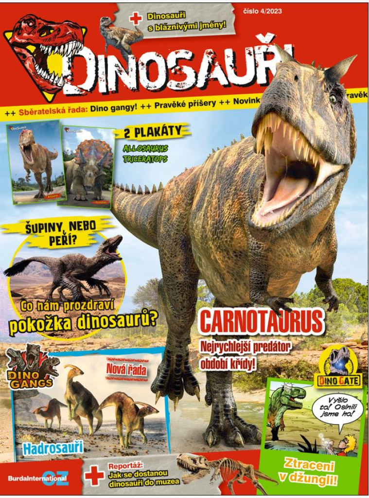 Dinosauři 4/2023 - každé vydání s hračkou