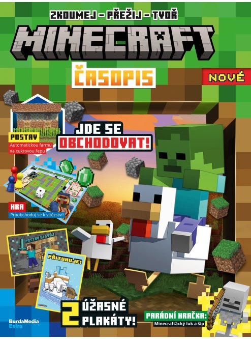 Minecraft 1/2025 - každé vydání s hračkou
