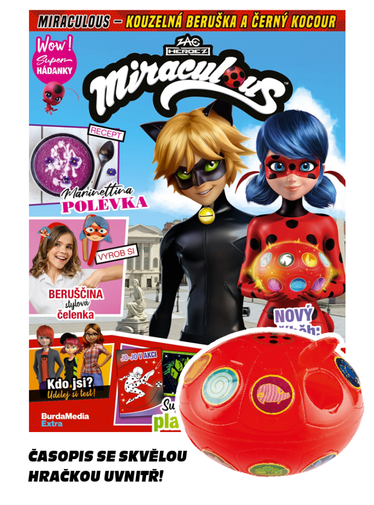 Miraculous: Beruška a Černý kocour 03/2025 - každé vydání s hračkou
