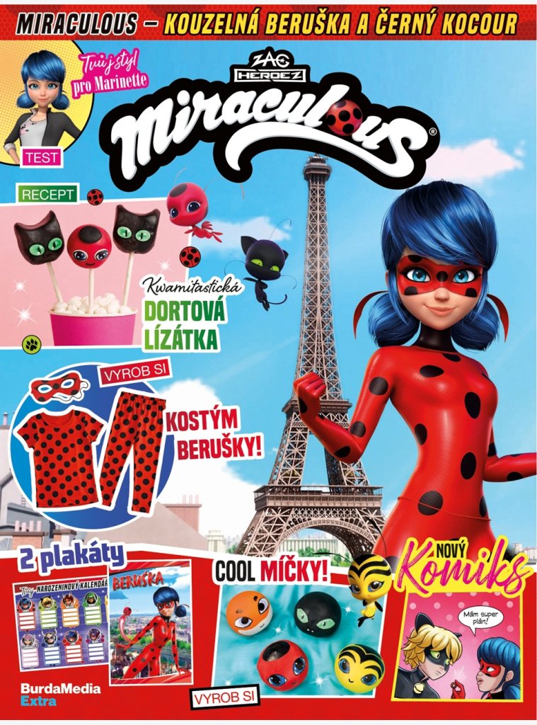 Miraculous: Beruška a Černý kocour 01/2026 - každé vydání s hračkou