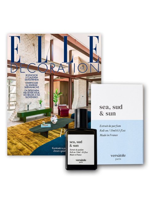 ROČNÍ PŘEDPLATNÉ ELLE DECORATION + PARFÉM MYSKINO SEA, SUD & SUN 15 ml