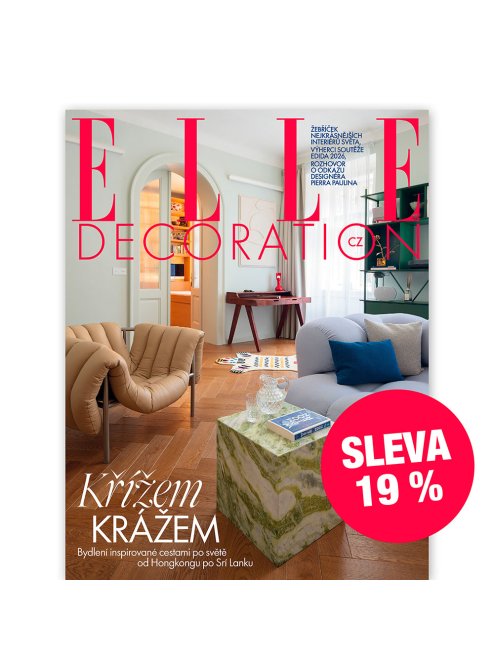ROČNÍ PŘEDPLATNÉ ELLE DECORATION SE SLEVOU (4 VYDÁNÍ) + DIGITÁLNÍ VERZE ZDARMA