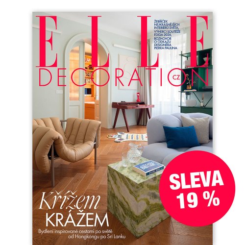 ROČNÍ PŘEDPLATNÉ ELLE DECORATION SE SLEVOU (4 VYDÁNÍ) + DIGITÁLNÍ VERZE ZDARMA