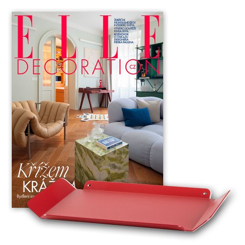 Roční předplatné Elle Decoration + tác