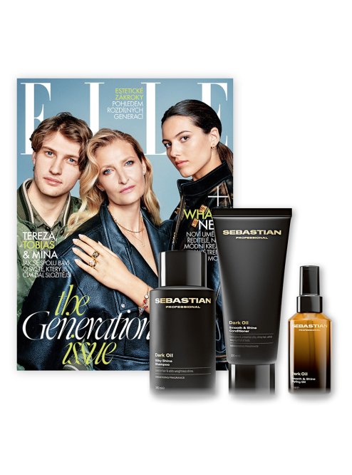 ROČNÍ PŘEDPLATNÉ ELLE + VLASOVÁ KOSMETIKA WELLA SEBASTIAN PROFESSIONAL (3 ks) + DIGI VERZE ZDARMA
