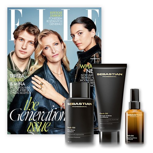 ROČNÍ PŘEDPLATNÉ ELLE + VLASOVÁ KOSMETIKA WELLA SEBASTIAN PROFESSIONAL (3 ks) + DIGI VERZE ZDARMA