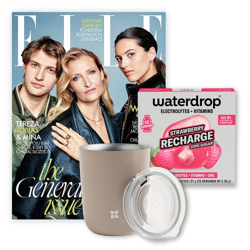 Půlroční předplatné + set šedohnědý