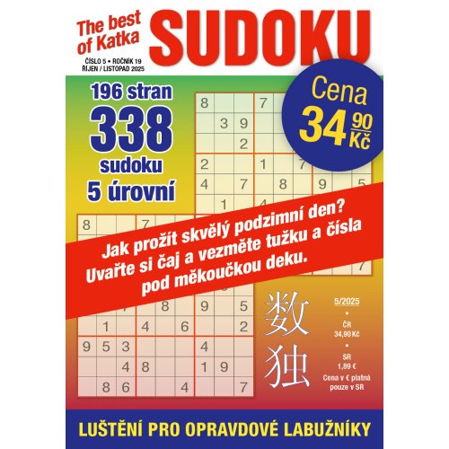 Roční předplatné Katka Best of Sudoku se slevou