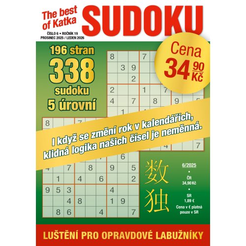 Roční předplatné Katka Best of Sudoku se slevou