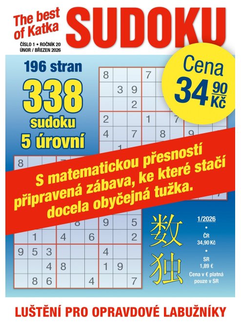 Roční předplatné Katka Best of Sudoku se slevou