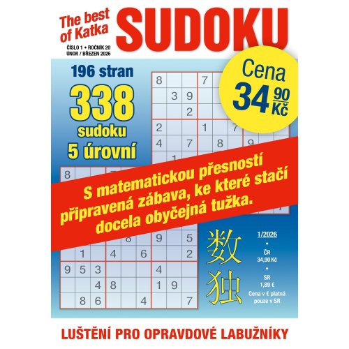 Roční předplatné Katka Best of Sudoku se slevou