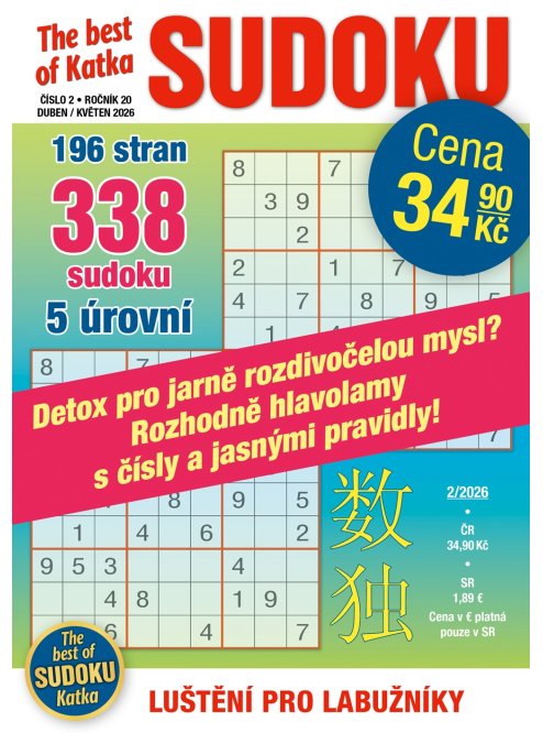 Roční předplatné Katka Best of Sudoku se slevou