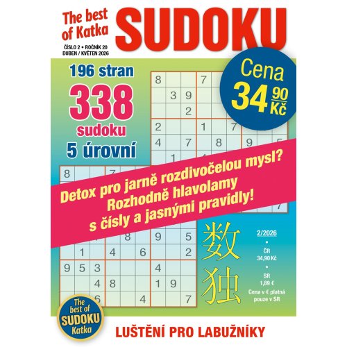 Roční předplatné Katka Best of Sudoku se slevou