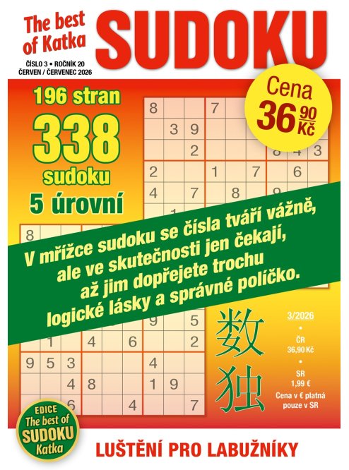 Roční předplatné Katka Best of Sudoku se slevou