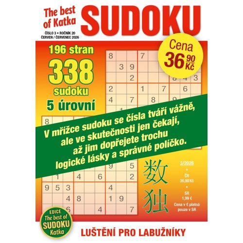 Roční předplatné Katka Best of Sudoku se slevou