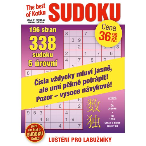 Roční předplatné Katka Best of Sudoku se slevou