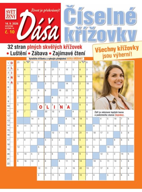Roční předplatné Dáša Číselné křížovky se slevou