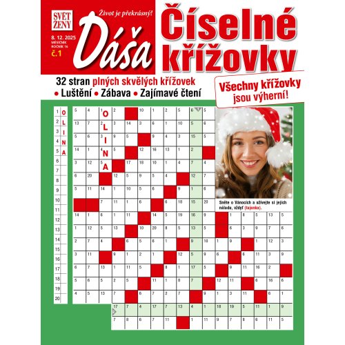 Roční předplatné Dáša Číselné křížovky se slevou
