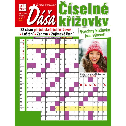 Roční předplatné Dáša Číselné křížovky se slevou