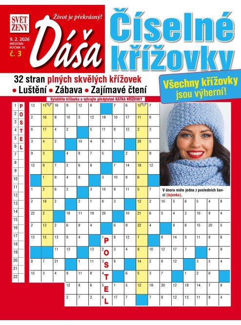 Roční předplatné Dáša Číselné křížovky se slevou