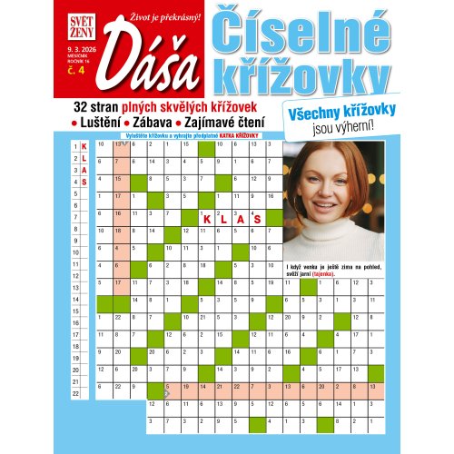 Roční předplatné Dáša Číselné křížovky se slevou