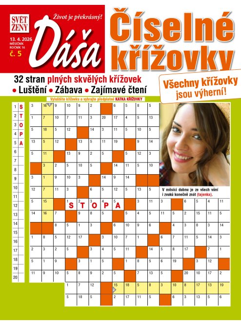 Roční předplatné Dáša Číselné křížovky se slevou