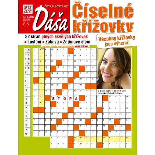 Roční předplatné Dáša Číselné křížovky se slevou