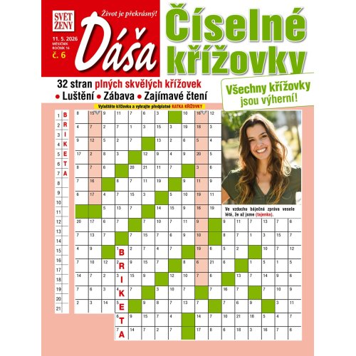 Roční předplatné Dáša Číselné křížovky se slevou