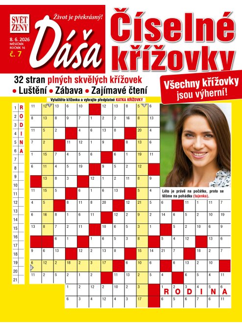 Roční předplatné Dáša Číselné křížovky se slevou