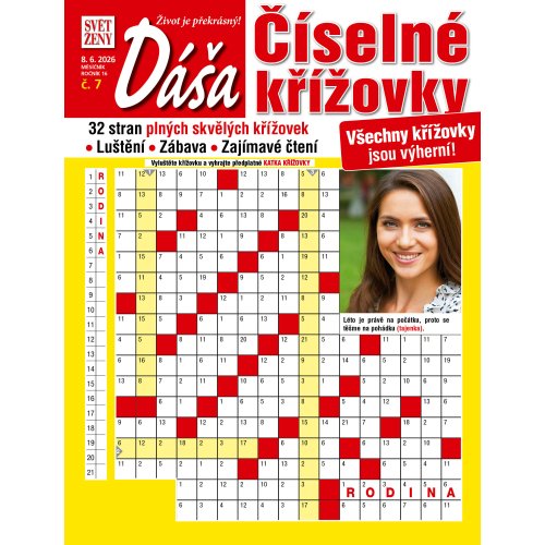 Roční předplatné Dáša Číselné křížovky se slevou